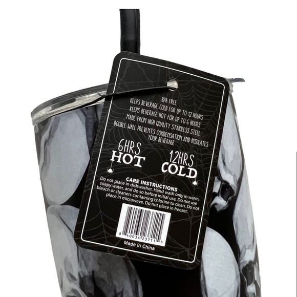 NWT Skulls 30 oz Stainless Halloween Steel Double
Wall Tumbler - Picture 2 of 7